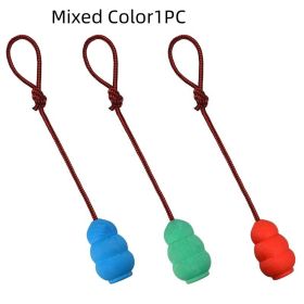 Pet Toy Natural Rubber Rope Hoist (Option: Mixed Color Hair-12cm)